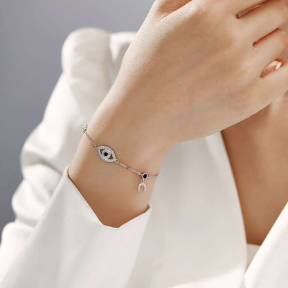 [Lumi Jewelry]Dainty Eye Shape Necklace