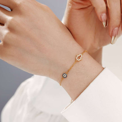 [Lumi Jewelry]Gost Shape & Round Shape Necklace