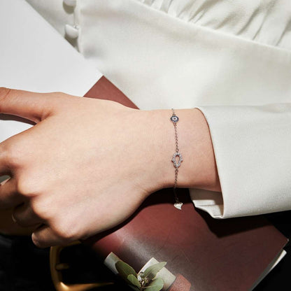 [Lumi Jewelry]Gost Shape & Round Shape Necklace