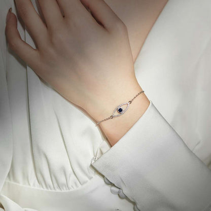 [Lumi Jewelry]Devil's Eye Hollow Design Bracelet