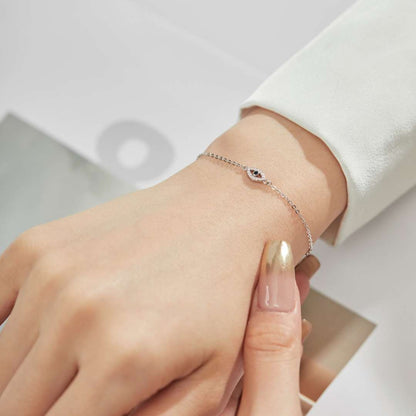 [Lumi Jewelry]Evil Eye Shape Necklace