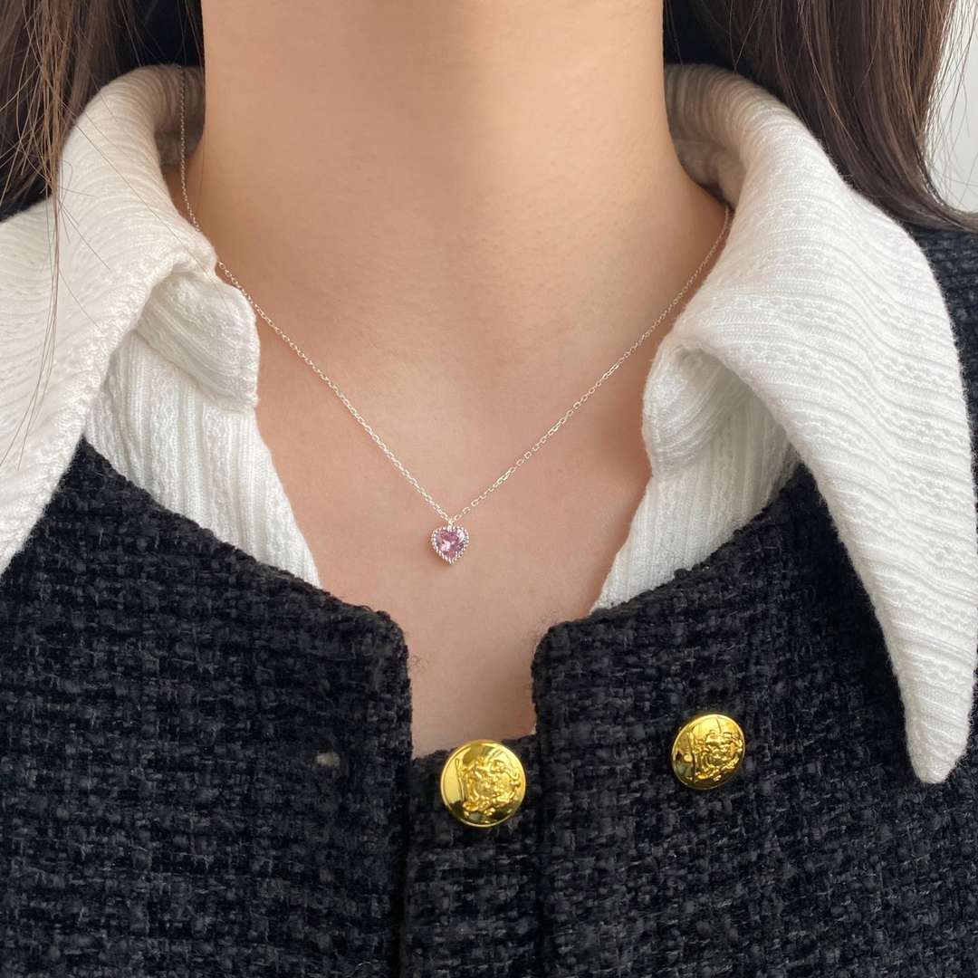 [Lumi Jewelry]Ornate Heart Shape Necklace