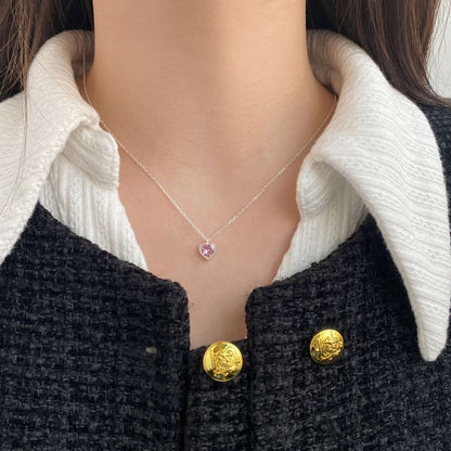 [Lumi Jewelry]Ornate Heart Shape Necklace