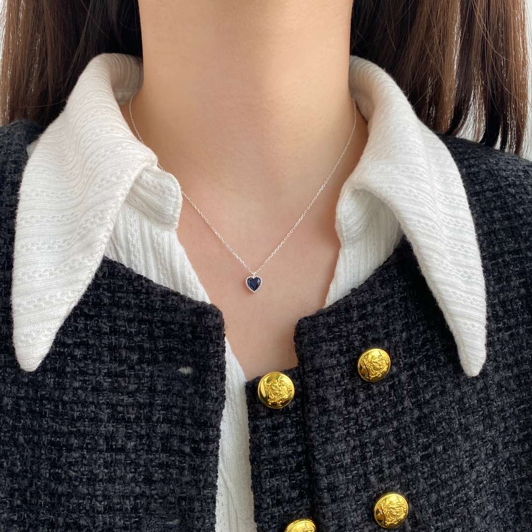 [Lumi Jewelry]Ornate Heart Shape Necklace