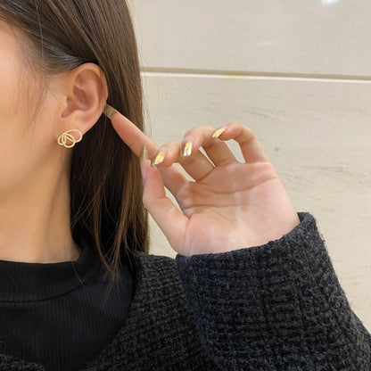 [Lumi Jewelry]Exquisite Butterfly Shape Earrings