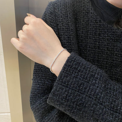 [Lumi Jewelry]Elegant Emerald Cut Daily Bracelet