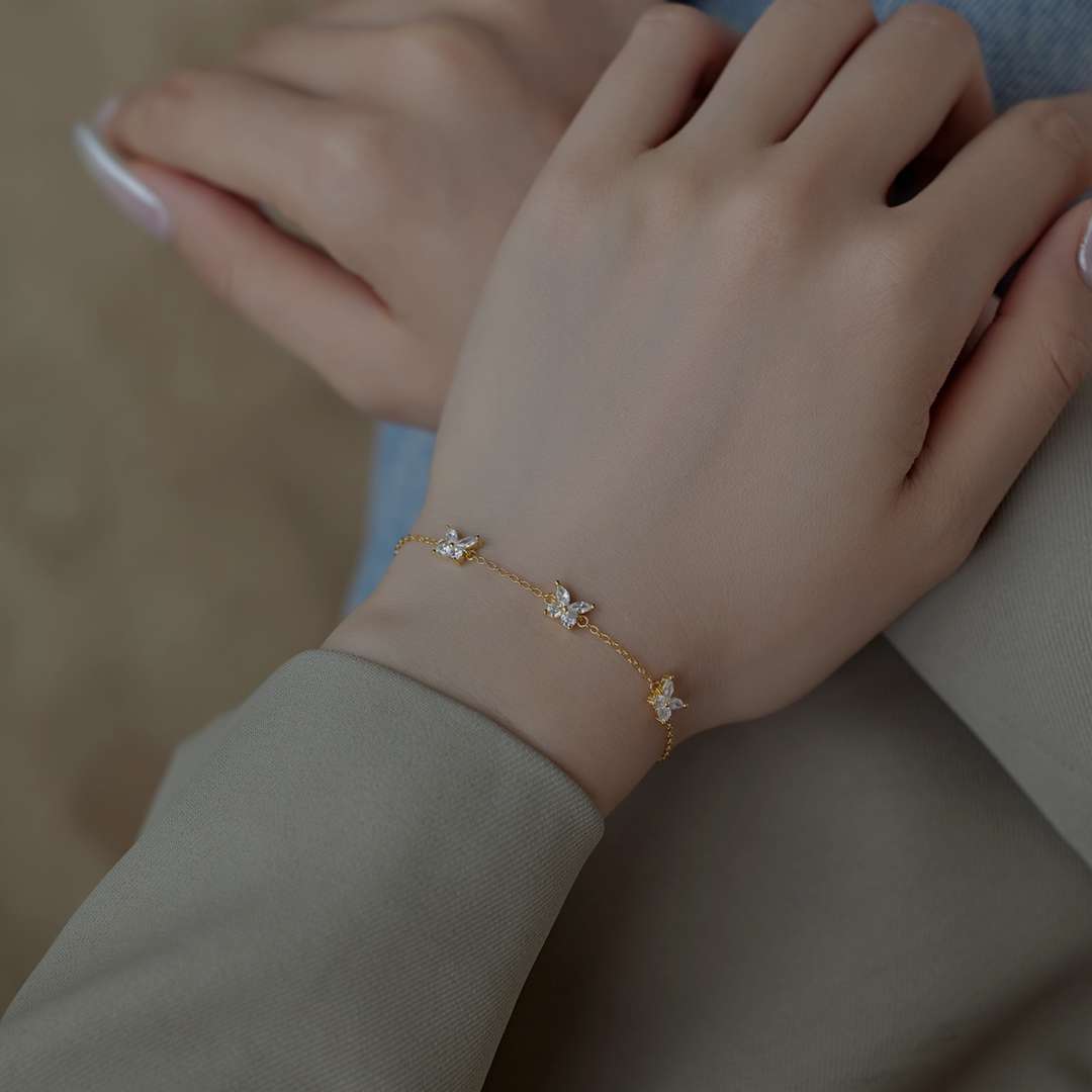[Lumi Jewelry]Radiant Butterfly Shape Necklace