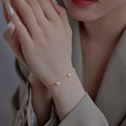 [Lumi Jewelry]Radiant Butterfly Shape Necklace