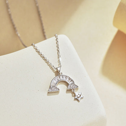 [Lumi Jewelry]Unique Rainbow Star Necklace