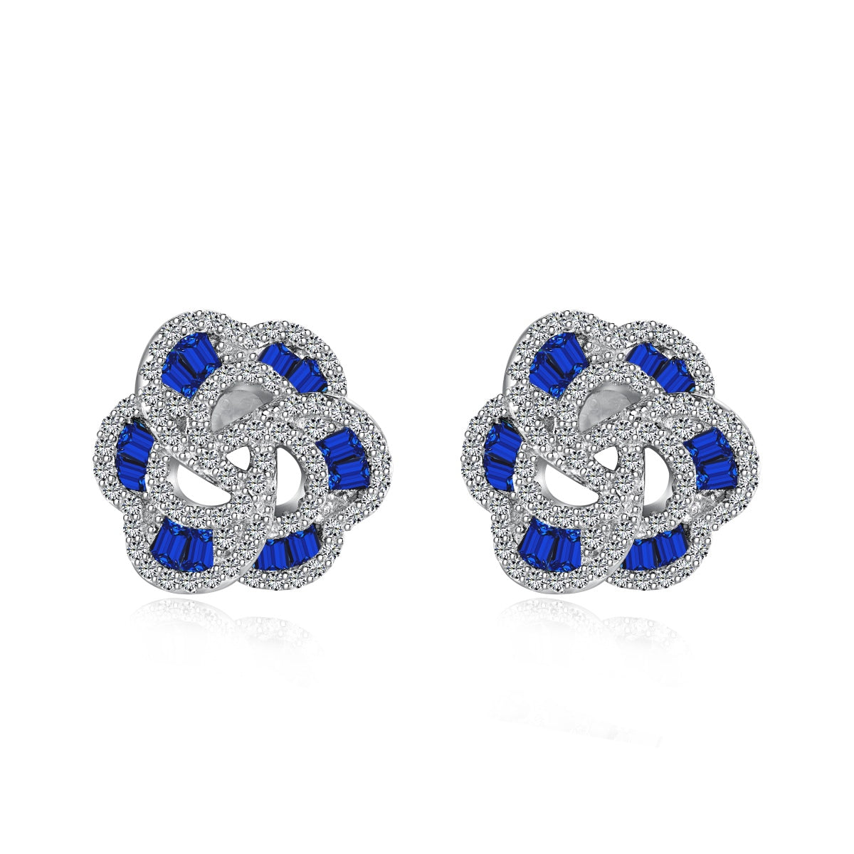 [Lumi Jewelry]Exquisite Flower Shape Daily Earrings