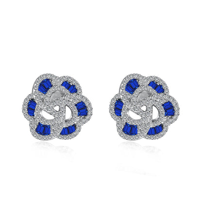 [Lumi Jewelry]Exquisite Flower Shape Daily Earrings