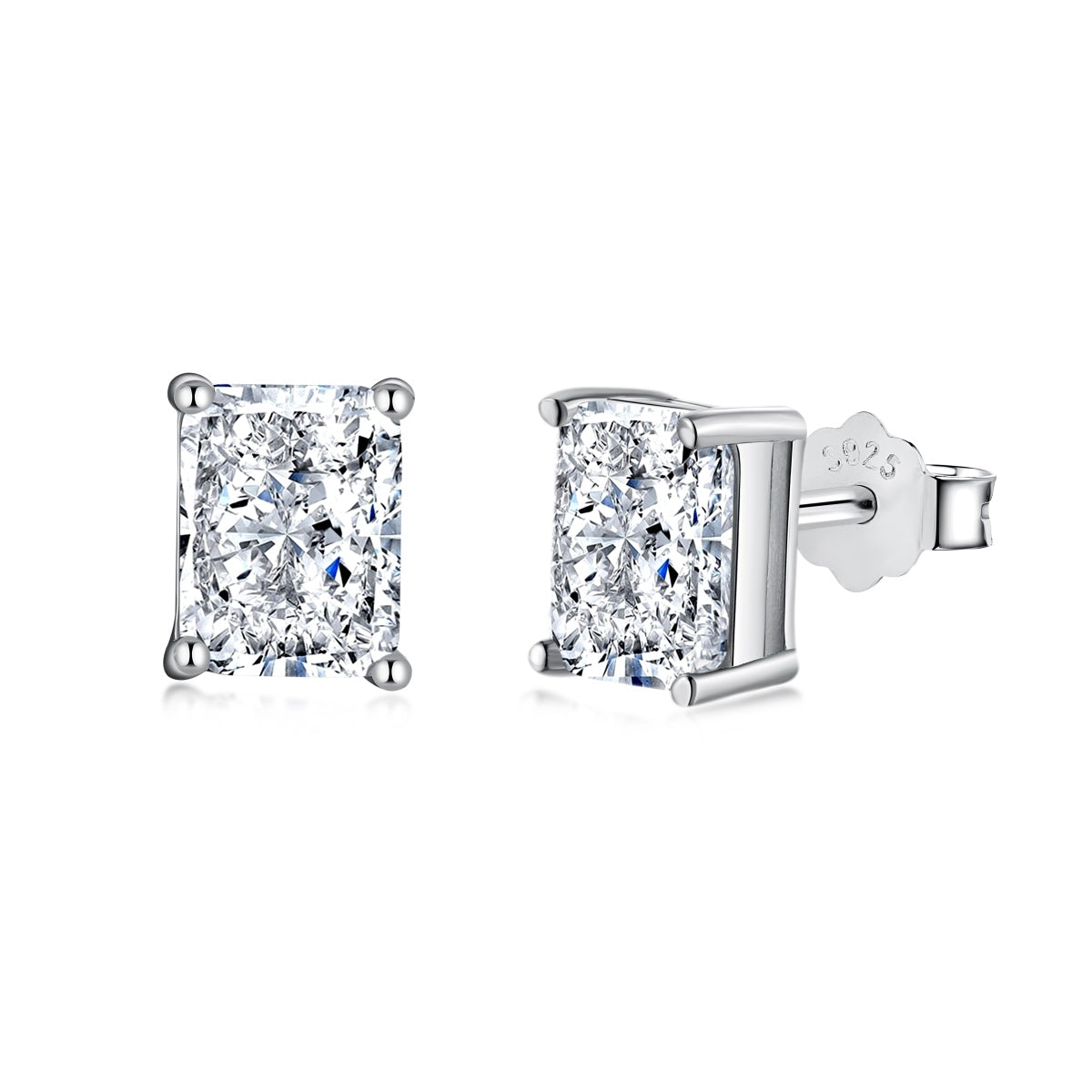 [Lumi Jewelry]Radiant Luxurious Princess Cut Daily Earrings