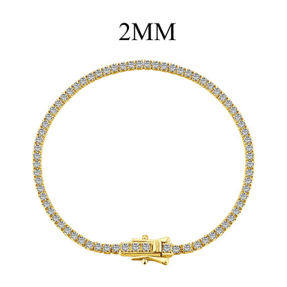 [Lumi Jewelry]Radiant Colorful Round Cut Party Bracelet