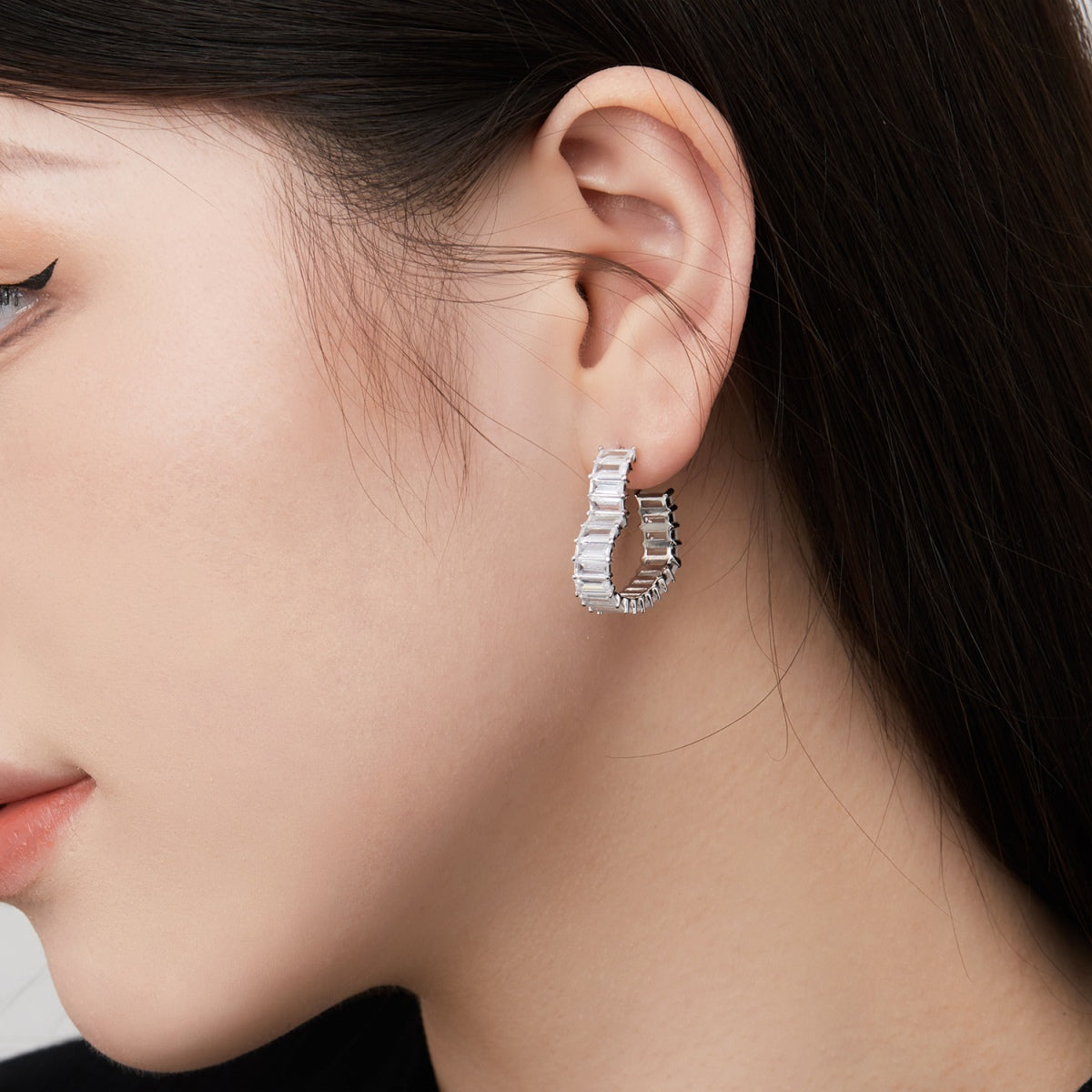 [Lumi Jewelry]Radiant Heart Cutout Earrings