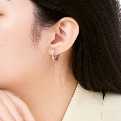 [Lumi Jewelry]Radiant Colorful Round Cut Earrings