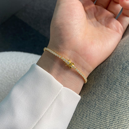 [Lumi Jewelry]Radiant Colorful Round Cut Party Bracelet