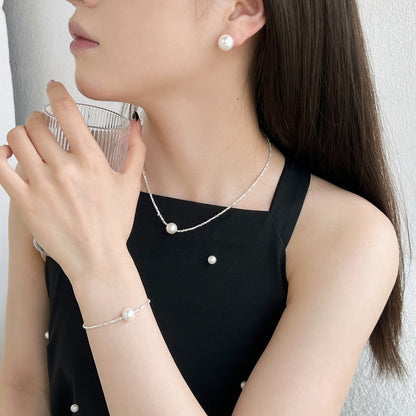 [Lumi Jewelry]Delicate Pearl Earrings