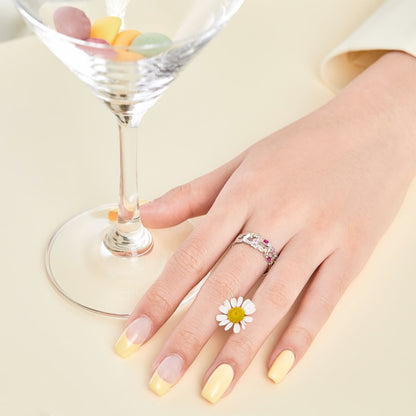 [Lumi Jewelry]Sparkling Vibrant Emerald Cut Daily Ring