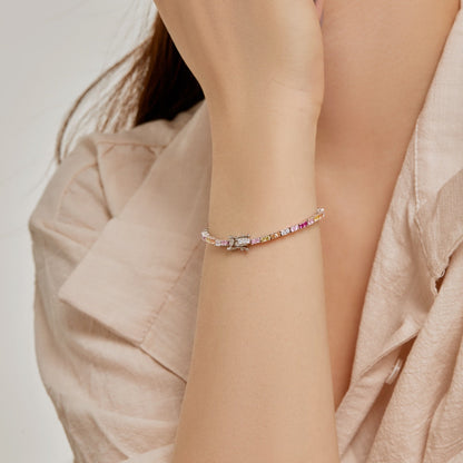 [Lumi Jewelry]Delicate Romantic Heart Shape Lover Bracelet