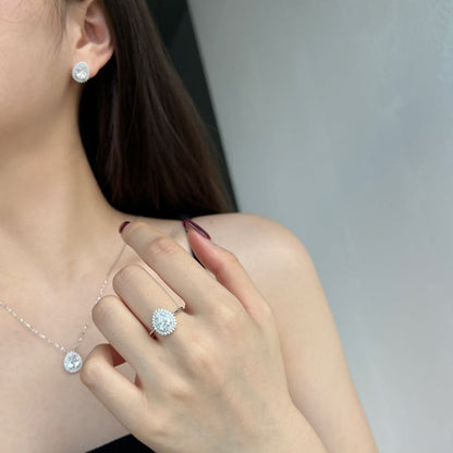 [Lumi Jewelry]Delicate Gorgeous Pear Cut Daily Earrings