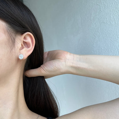[Lumi Jewelry]Delicate Radiant Oval Cut Daily Earrings