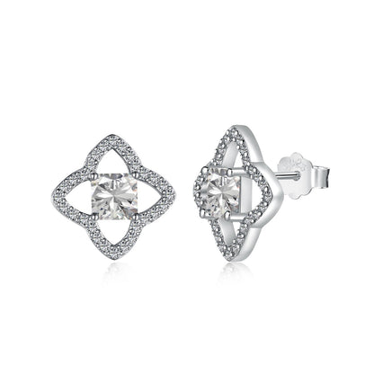 [Lumi Jewelry]Elegant Star Shape Princess Cut Daily Earrings