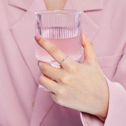 [Lumi Jewelry]Lively In Shades Elegant Radiant Cut Daily Ring