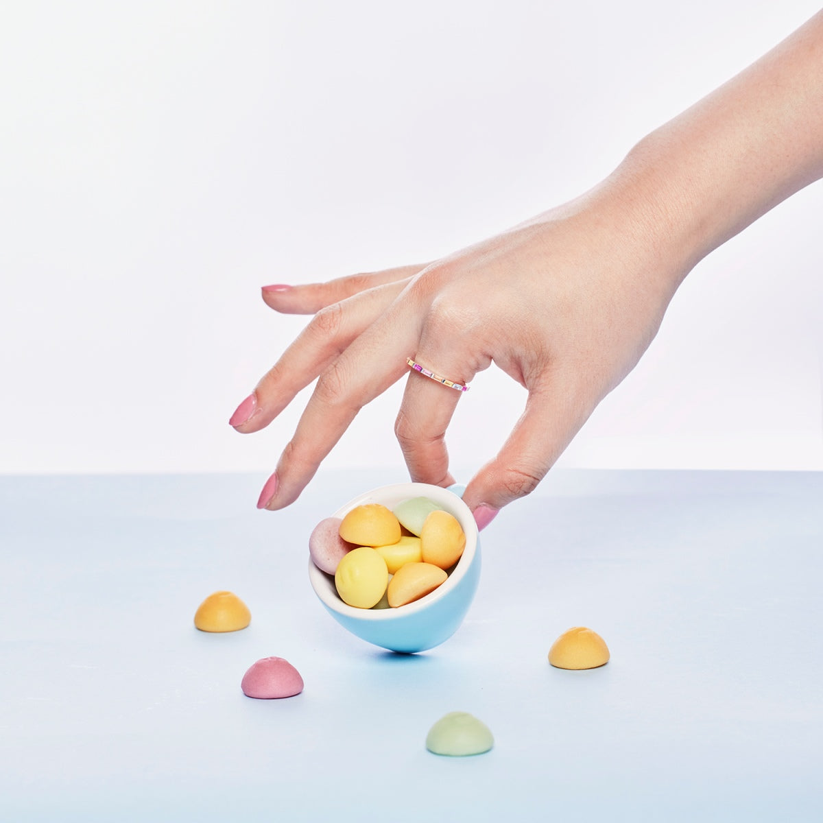 [Lumi Jewelry]Lively In Shades Elegant Radiant Cut Daily Ring