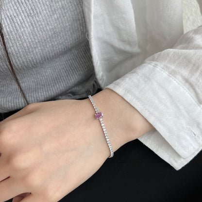 [Lumi Jewelry]0.75 Carat Exquisite Oval Cut Daily Bracelet