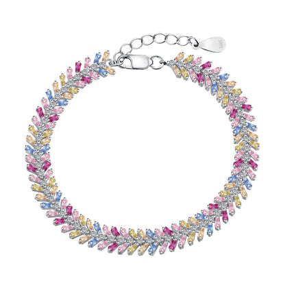 [Lumi Jewelry]Dainty Radiant Emerald Cut Daily Bracelet