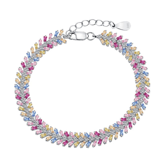 [Lumi Jewelry]Dainty Radiant Emerald Cut Daily Bracelet