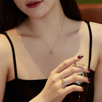 [Lumi Jewelry]Delicate Unique Oval Cut Daily Earrings