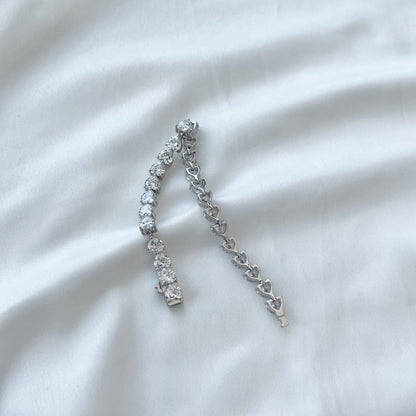 [Lumi Jewelry]0.75 Carat Elegant Romantic Heart Shape Lover Bracelet