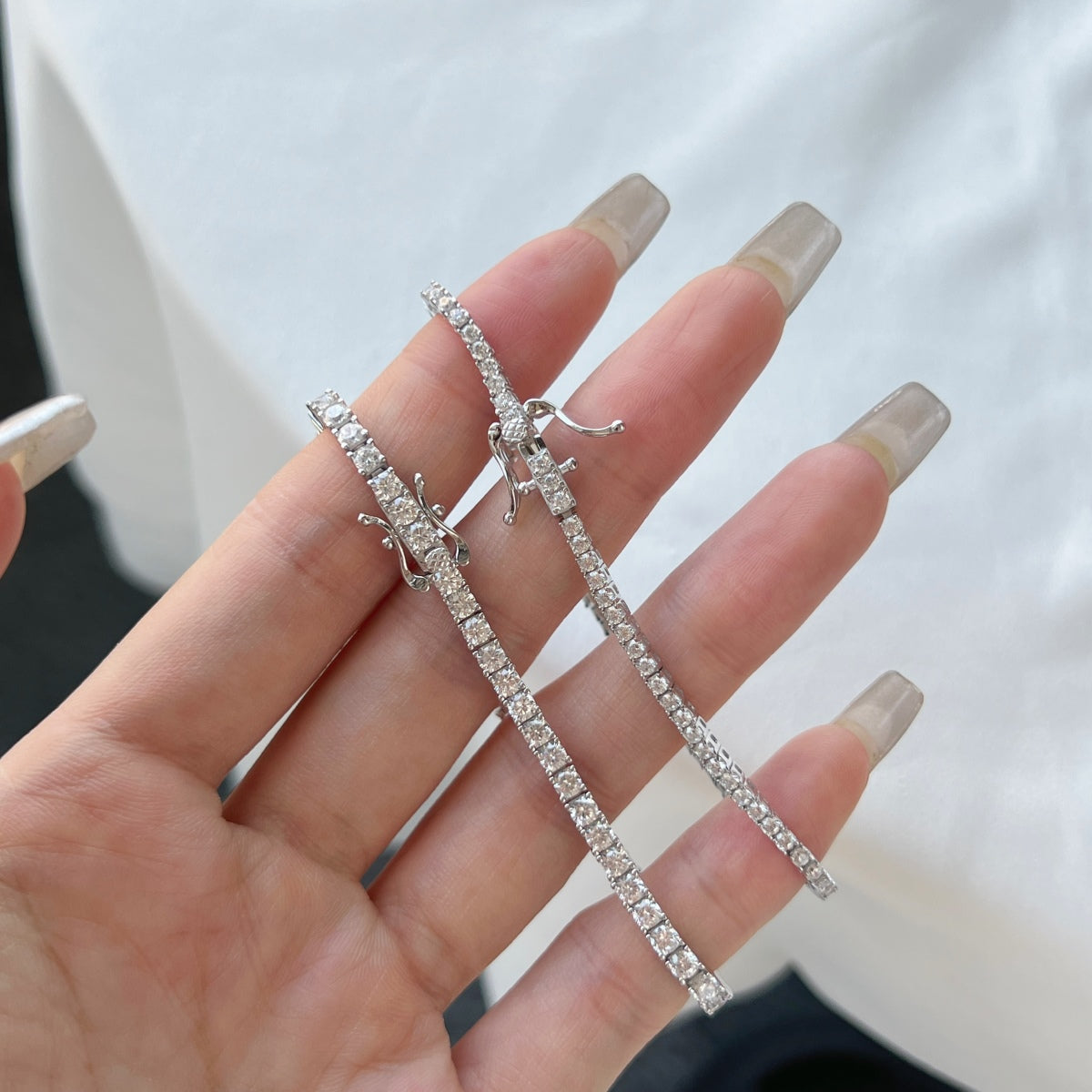 [Lumi Jewelry]Dazzling Exquisite Round Cut Daily Bracelet