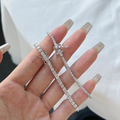 [Lumi Jewelry]Dazzling Exquisite Round Cut Daily Bracelet