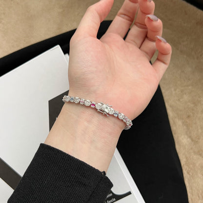 [Lumi Jewelry]Dazzling Radiant Multi Cut Daily Bracelet