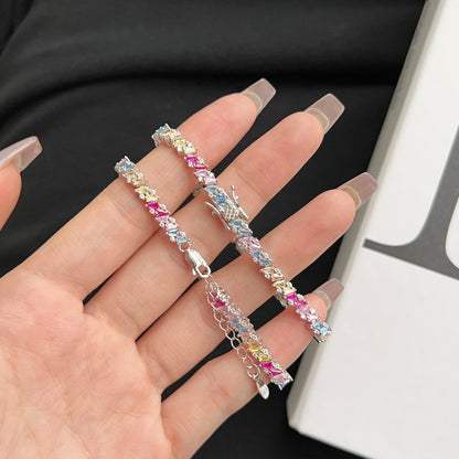 [Lumi Jewelry]Ornate Sparkling Multi Cut Party Bracelet
