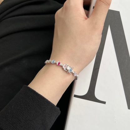 [Lumi Jewelry]Radiant Water Drop Shape Daily Bracelet