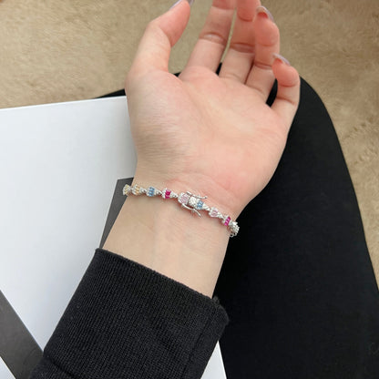 [Lumi Jewelry]Radiant Water Drop Shape Daily Bracelet