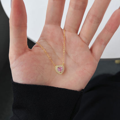 [Lumi Jewelry]Exquisite Heart Shape Necklace