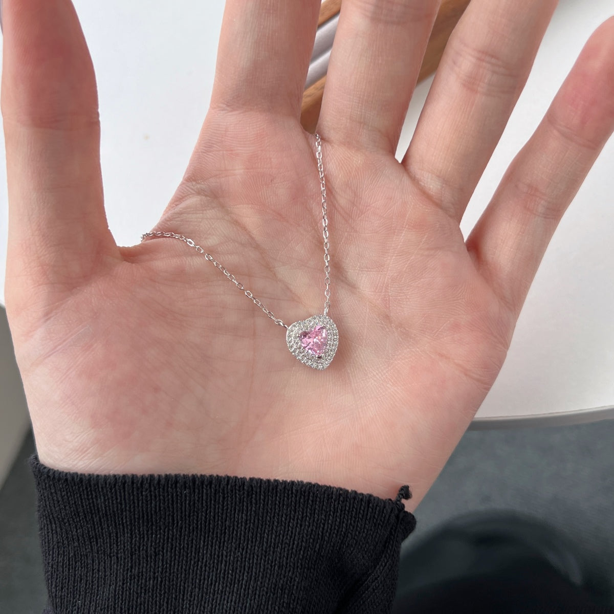 [Lumi Jewelry]Exquisite Heart Shape Necklace
