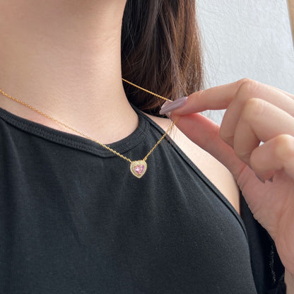 [Lumi Jewelry]Exquisite Heart Shape Necklace