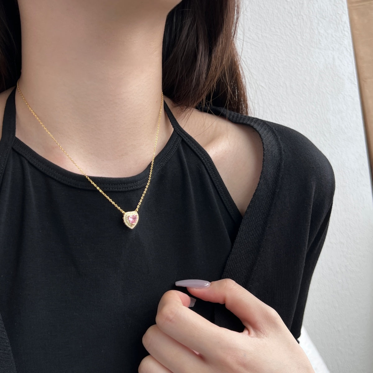 [Lumi Jewelry]Exquisite Heart Shape Necklace