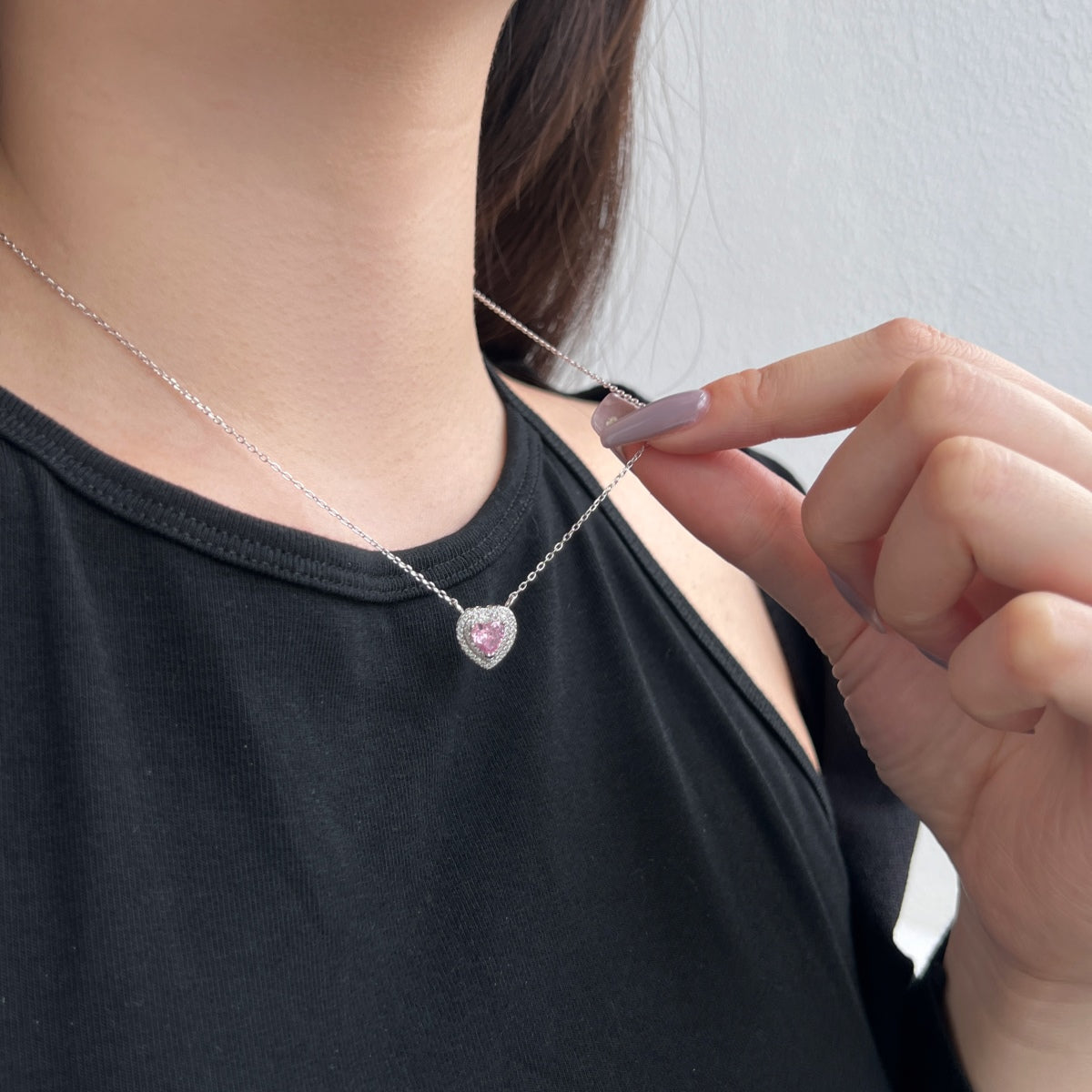 [Lumi Jewelry]Exquisite Heart Shape Necklace