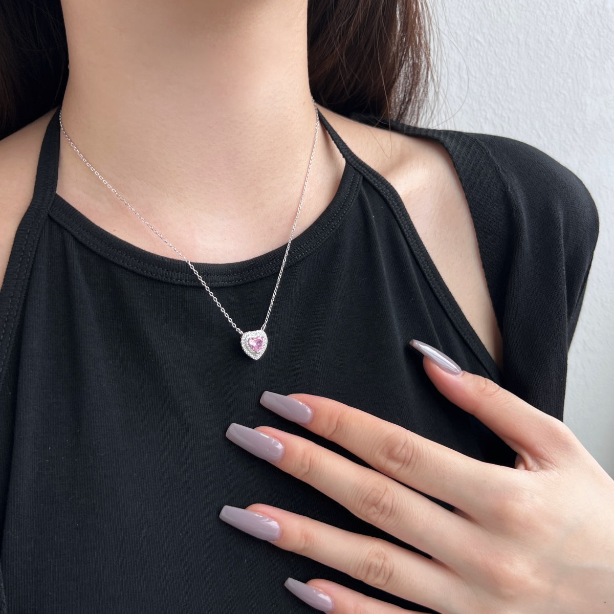 [Lumi Jewelry]Exquisite Heart Shape Necklace