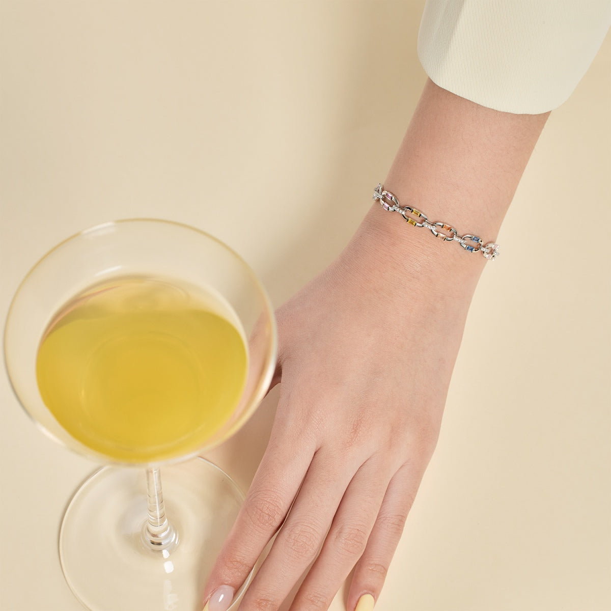 [Lumi Jewelry]Dazzling Colorful Daily Bracelet