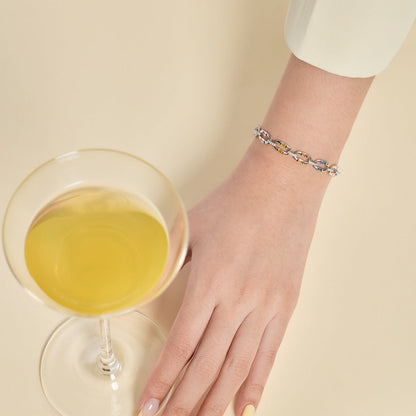 [Lumi Jewelry]Dazzling Colorful Daily Bracelet