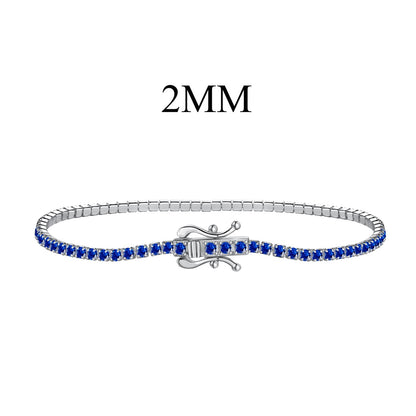 [Lumi Jewelry]Radiant Colorful Round Cut Party Bracelet