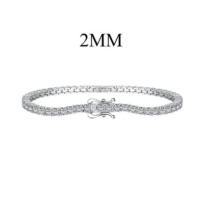 [Lumi Jewelry]Dazzling Exquisite Round Cut Daily Bracelet