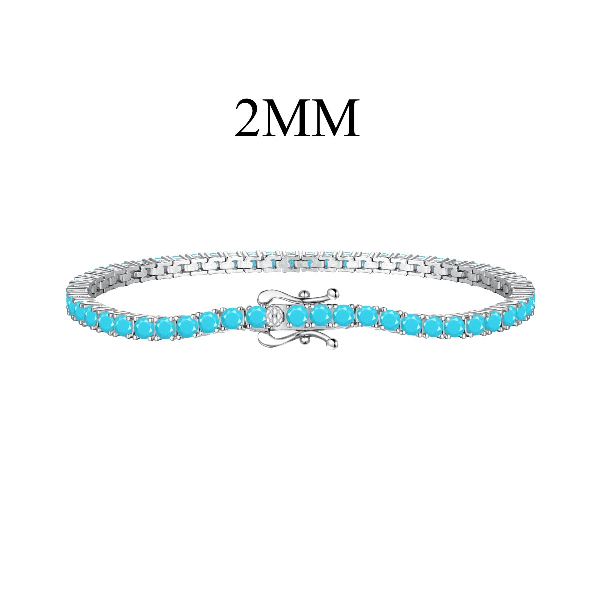 [Lumi Jewelry]Dazzling Exquisite Round Cut Daily Bracelet